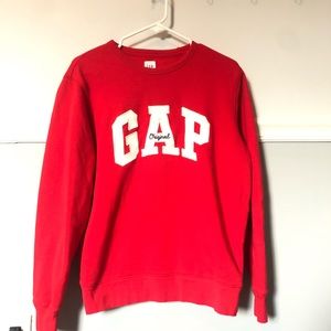 Vintage Style Red Gap Crewneck